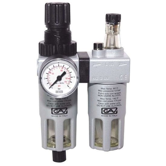 Filter Regulator Lubricator 1/4"
